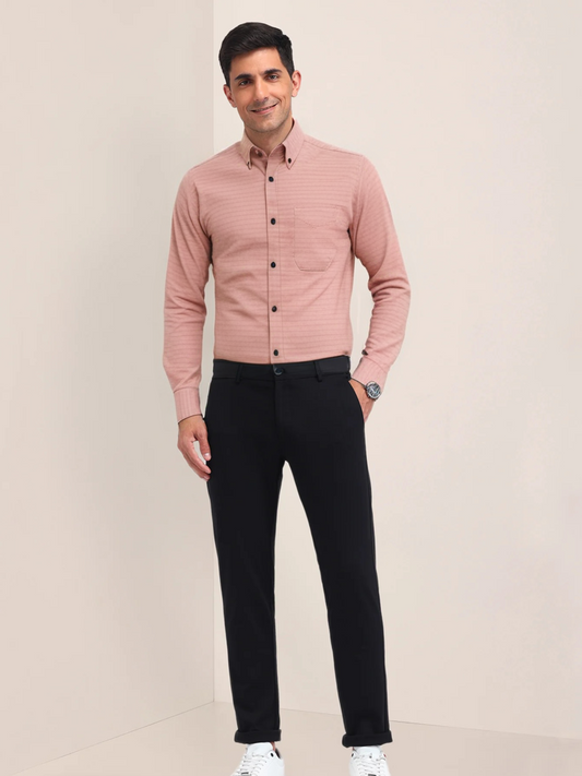 Baby Pink Lined Shirt